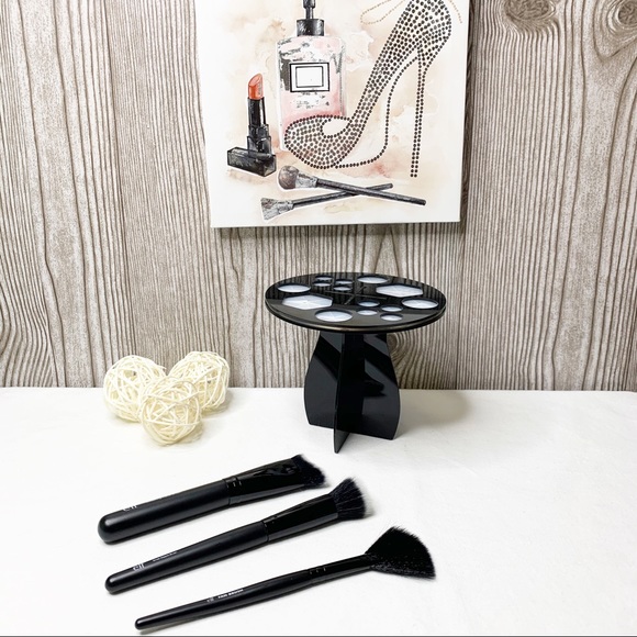 NWT 4pc Make-Up Brush & Drying Rack Set - Picture 9 of 16